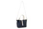 Vince Camuto Bolso de Mano Piel de Polivinilo Azul Oscuro, Crema